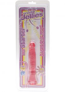 Crystal Jellies Anal Starter Sil A Gel 6 Inch Pink