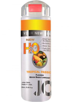 Jo H2O Flavored Water Based Lubricant Tropical Passion 4 Ounce