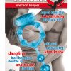 The Macho Erection Keeper Cock Ring Blue