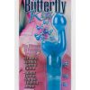 BUTTERFLY KISS MULTISPEED WATERPROOF 3 INCH BLUE