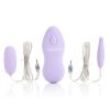 Twin Pleasure Pak Interchangeable Magic Bullet And Slimline Textured Delight Soft Rubber Cote Purple