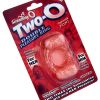 Two O Double Pleasure Ring Silicone Cock Ring Flesh
