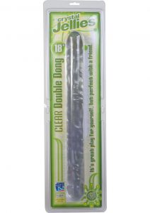 Crystal Jellies Double Dong Sil A Gel 18 Inch Clear