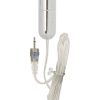 Sterling Collection Silver Slim Line Bullet With Plug In Jack