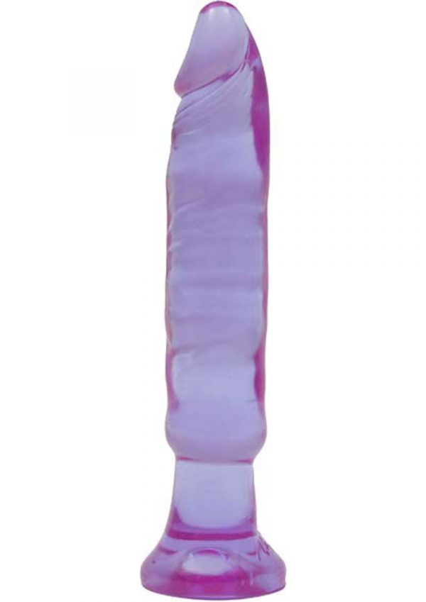 Crystal Jellies Anal Starter Sil A Gel 6 Inch Purple