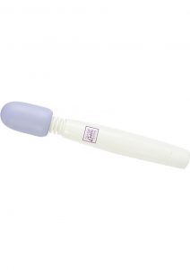 My Mini Miracle Massager Wand Waterproof 7.75 Inch White With Purple