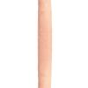Basix Rubber Works 12 Inch Double Dong Waterproof Flesh