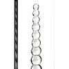 Icicles No 2 Glass Anal Probe 8.5 Inch Clear