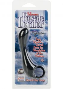 DR JOEL KAPLAN SIICONE PROSTATE LOCATOR 3.75 INCH PROBE BLACK