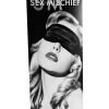 Sex And Mischief Satin Black Blindfold