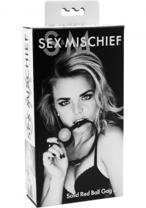 Sex And Mischief Solid Red Ball Gag 2 Inch