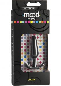 Mood Naughty Silicone Anal Plug Small Black