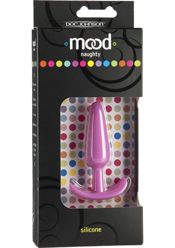 Mood Naughty Silicone Anal Plug Small Pink