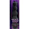 Black Magic Ribbed Vibe Waterproof 7 Inch Black
