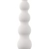White Nights Ribbed Vibe Waterproof 7 Inch White