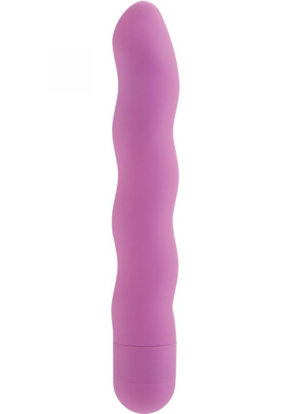 First Time Power Swirl Vibrator Waterproof 6 Inch Pink