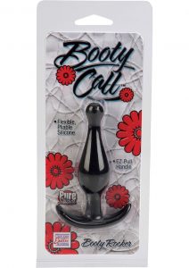 Booty Call Booty Rocker Silicone Anal Plug Black