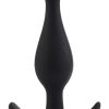 Booty Call Booty Rocker Silicone Anal Plug Black