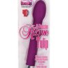 10 Function Risque Tulip Vibrator Waterproof 5.75 Inch Purple