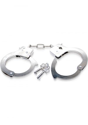 Fetish Fantasy Series Limited Edition Metal Handcuffs Silver