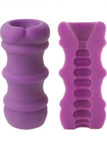 Mood Pleaser Thick Masturbator Purple 4.6 Inches