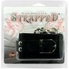 Strapped Plush Restraints Black