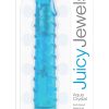 Juicy Jewels Aqua Crystal Vibrator Waterproof Blue