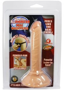 Real Skin All American Mini Whoppers Dong 4 Inch Flesh