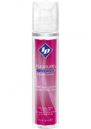 ID Pleasure Tingling Sensation Water Based Lubricant 1 Ounce