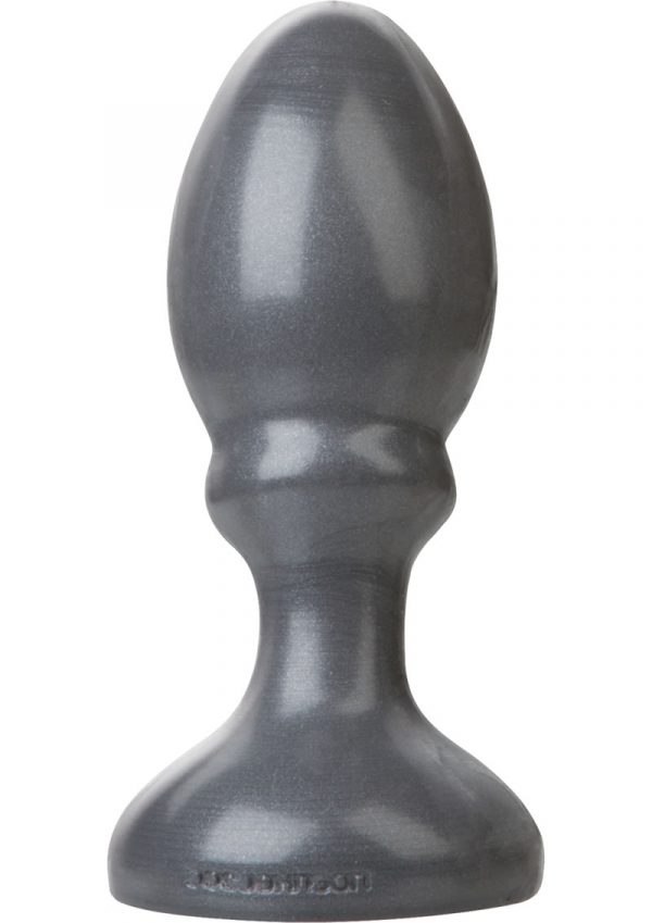American Bombshell Little Boy Anal Plug Grey 6.25 Inch Long 6.90 Inch Girth