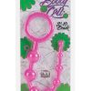 Booty Call X-10 Silicone Anal Beads Pink 8 Inch