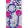 Booty Call X-10 Silicone Anal Beads Purple 8 Inch