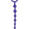 Booty Call X-10 Silicone Anal Beads Purple 8 Inch