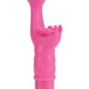 Silicone Butterfly Kiss Dual Motor Vibe Waterproof Pink