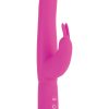Bounding Bunny Dual Motor Silicone Vibrator Waterproof Pink