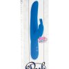 Bounding Bunny Dual Motor Silicone Vibrator Waterproof Blue