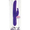Bounding Bunny Dual Motor Silicone Vibrator Waterproof Purple