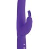 Bounding Bunny Dual Motor Silicone Vibrator Waterproof Purple