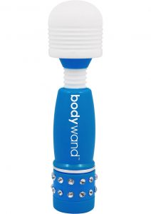 Bodywand Neon Edition Mini Massager Blue 4 Inch