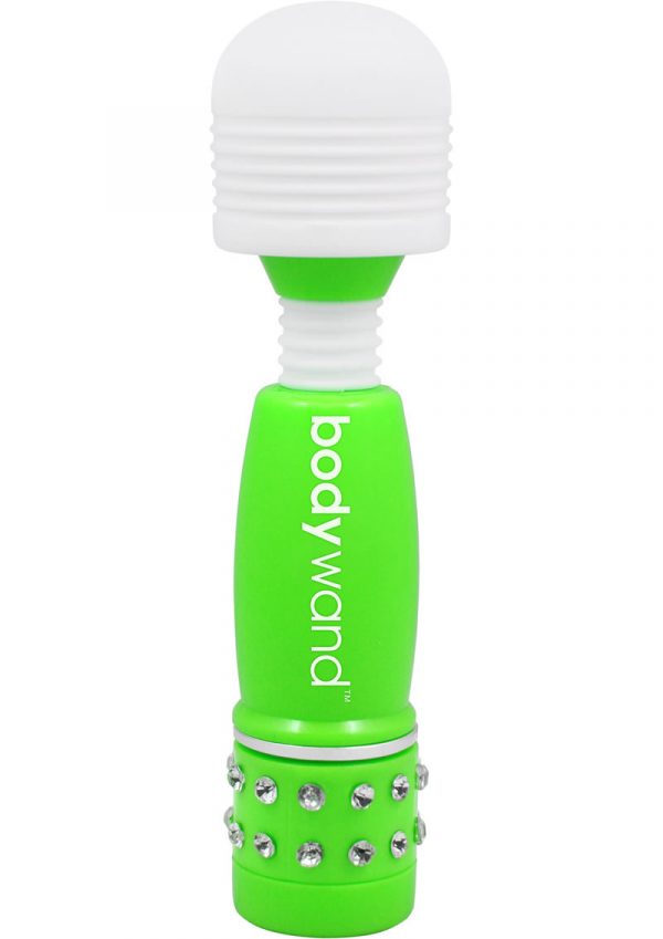 Bodywand Neon Edition Mini Massager Green 4 Inch