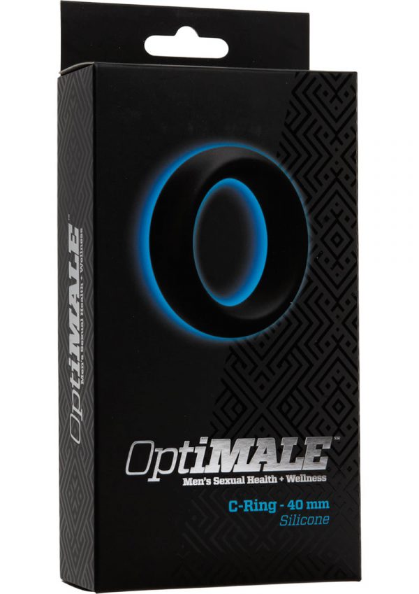 Optimale Silicone C-Ring Black 40 Millimeter