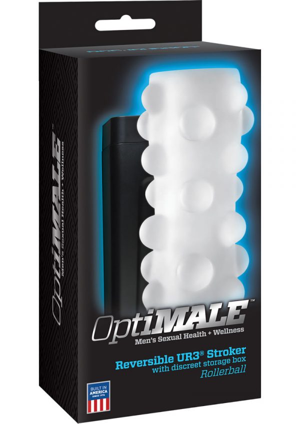 Optimale Reversible UR3 Stroker With Box Rollerball Sleeve White