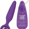 Booty Call Booty Glider Silicone Wired Remote Control Anal Probe Purple 3.75 Inch