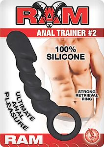 Ram Anal Trainer #2 Silicone Probe Waterproof Black 5.5 Inch