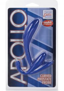 Apollo Curved Prostate Probe Blue 4.5 Inch