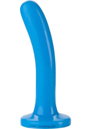 Platinum Premium Silicone The Slim Dildo Blue 5.4 Inch