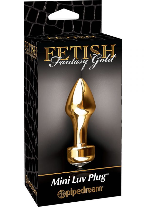 Fetish Fantasy Gold Mini Luv Plug Gold 2.4 Inch