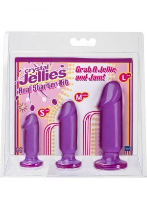 Crystal Jellies Anal Starter Kit Purple