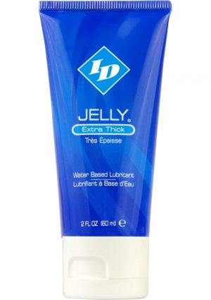 ID Jelly Extra Thick Water Based Lubricant 2 Ounce Travel Tube