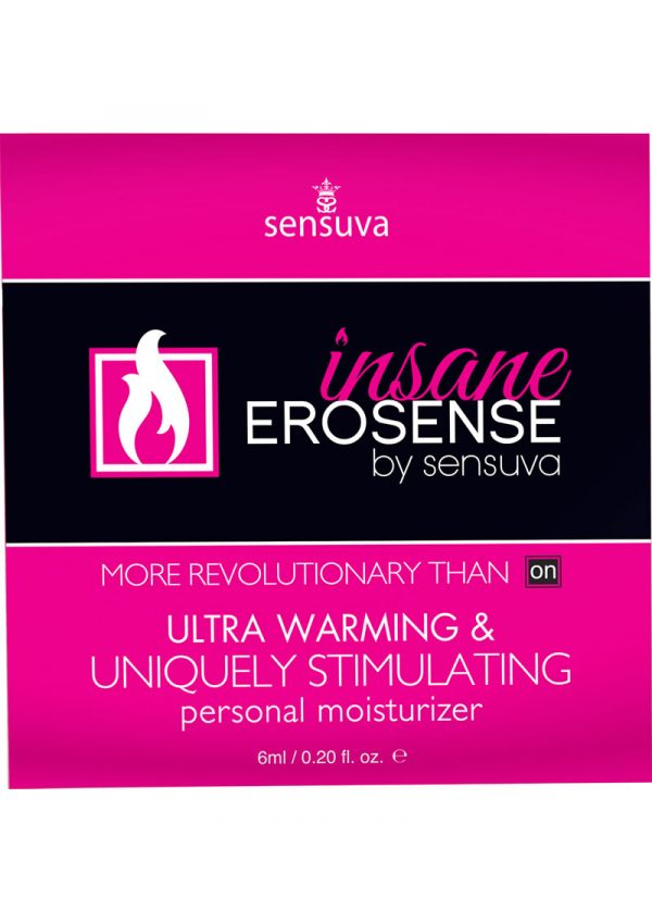 Insane Erosense Ultra Warming and Stimulating Personal Moisturizer Foil Pack .20 Ounce